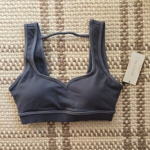 P'tula 2 Tone Women's Sweetheart Sports Bra M Gray